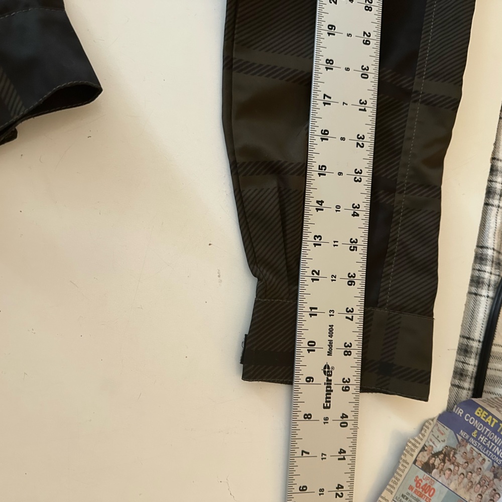 Represent Clo Black Plaid Cargo Streetwear Adjustable Bungee Waist Mens Jogger M - Picture 14 of 15